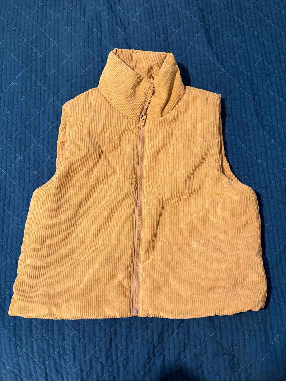 Corduroy Puffer Vest